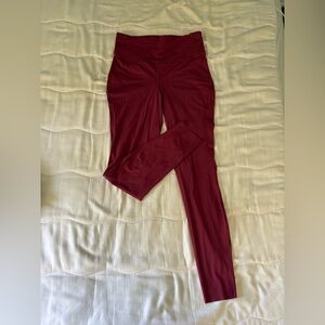 lululemon athletica Burgundy Leggings